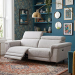 Sparta 3 Seater Recliner Sofa - 3 Str W/ 2 Power Recliner W/ 2 Power Headrest Fabric - Power with Power Headrest & USB 3 Seater Sofas Sterling Home 2
