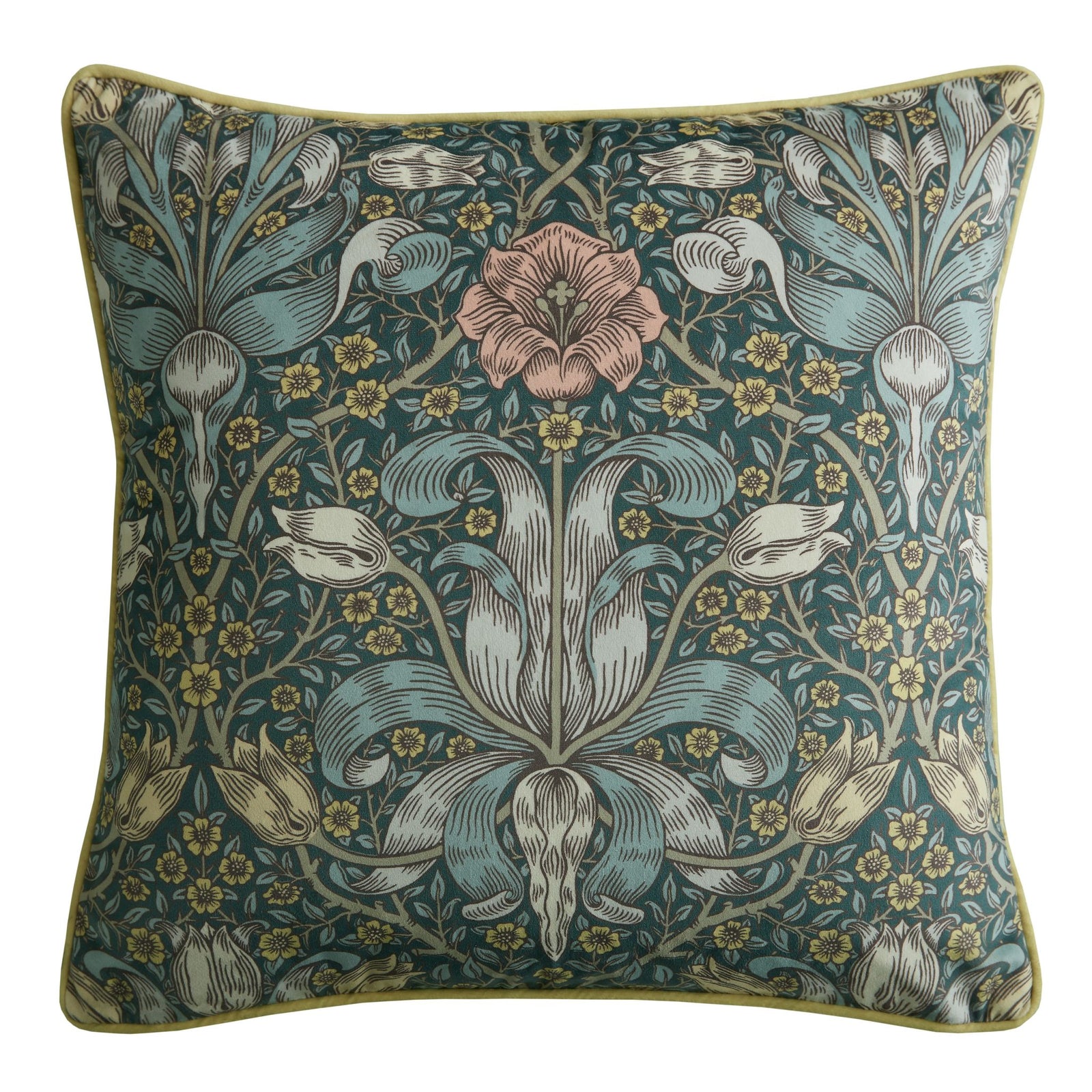 William Morris At Home Spring Thicket Mineral Cushion - Morris At Home Spring Thicket Mineral Cushion 45CM Sterling Home 2
