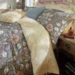 William Morris At Home Spring Thicket Mineral Duvet Set - Spring Thicket Mineral Super King Duvet Set Sterling Home 3