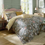 William Morris At Home Spring Thicket Mineral Duvet Set - Spring Thicket Mineral Super King Duvet Set Sterling Home 1