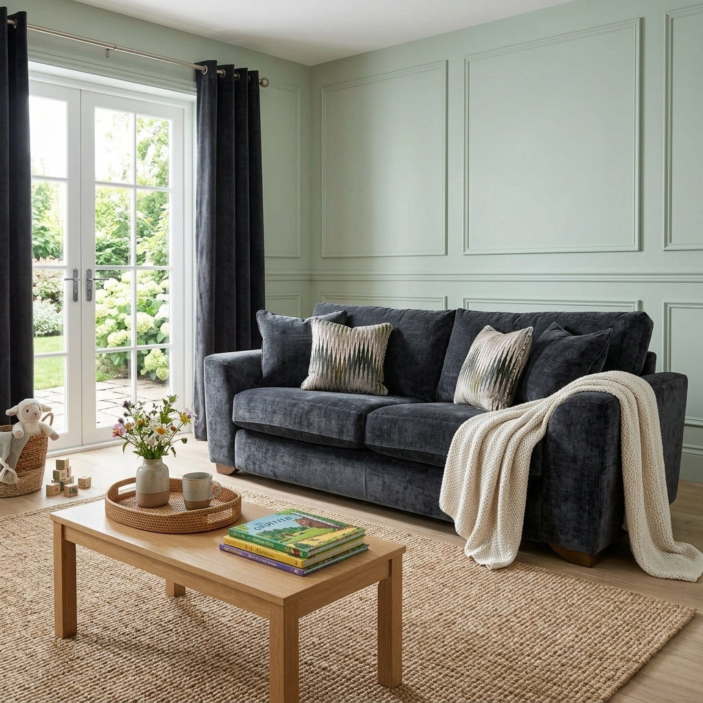 Stafford 3 Seater Sofa - 3 Seater Sofa Fabric 3 Seater Sofas Sterling Home 2