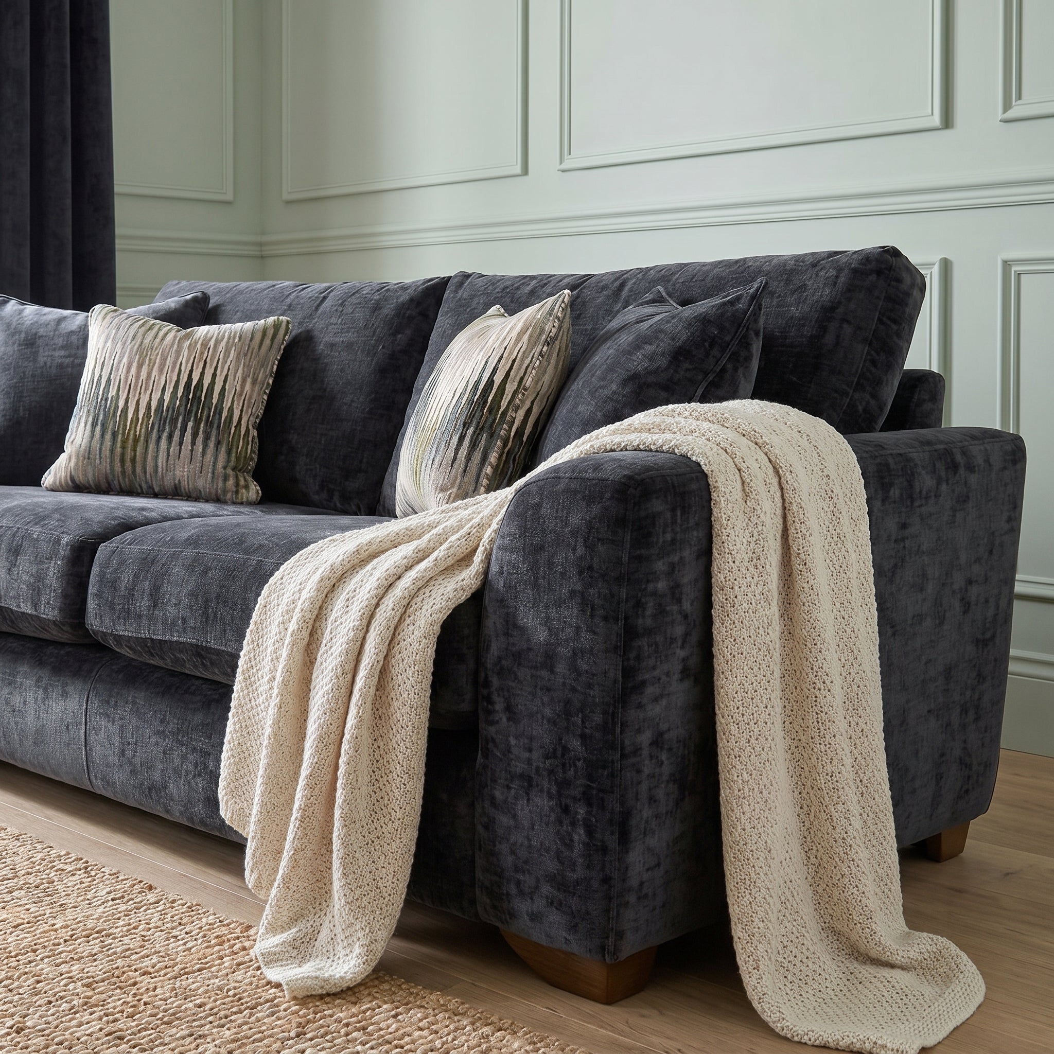 Stafford 3 Seater Sofa - 3 Seater Sofa Fabric 3 Seater Sofas Sterling Home 4