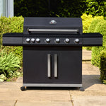 Grillstream Stealth 6 Burner With Side Burner Black - Stealth 6 Burner with Side Burner - Black Sterling Home 1