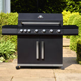 Grillstream Stealth 6 Burner With Side Burner Black
