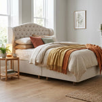 Harrison Spinks Sueno Divan Bed Set - True Edge Divan Set 180 x 200cm Z&L - Super King Zip & Link Sterling Home 2