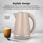 Solitaire Kettle1.5L Mushroom Sterling Home 3