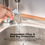 Solitaire Kettle1.5L Mushroom Sterling Home 4