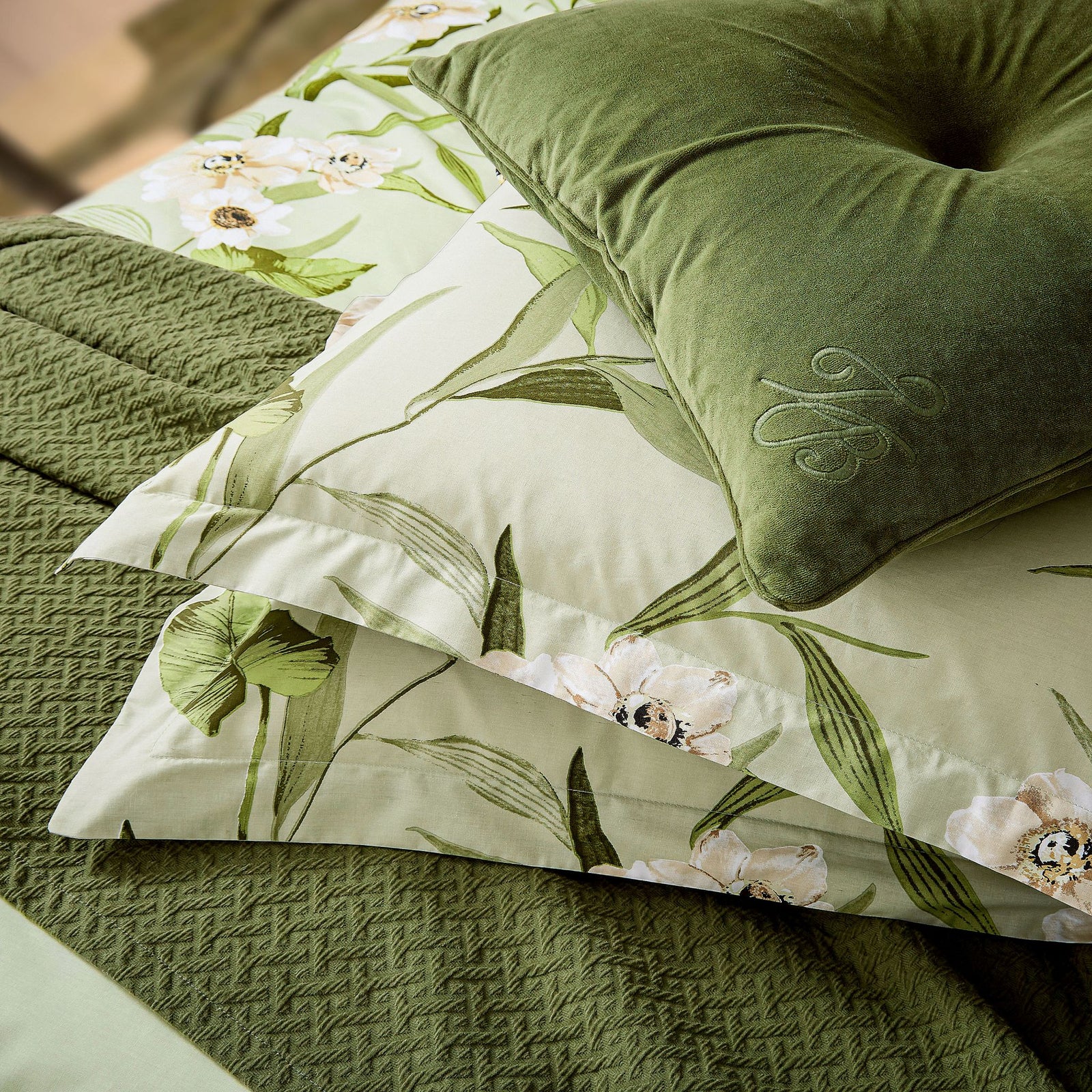 Ted Baker Cabana Green Duvet Cover Set - Cabana Green Duvet Set King Sterling Home 2