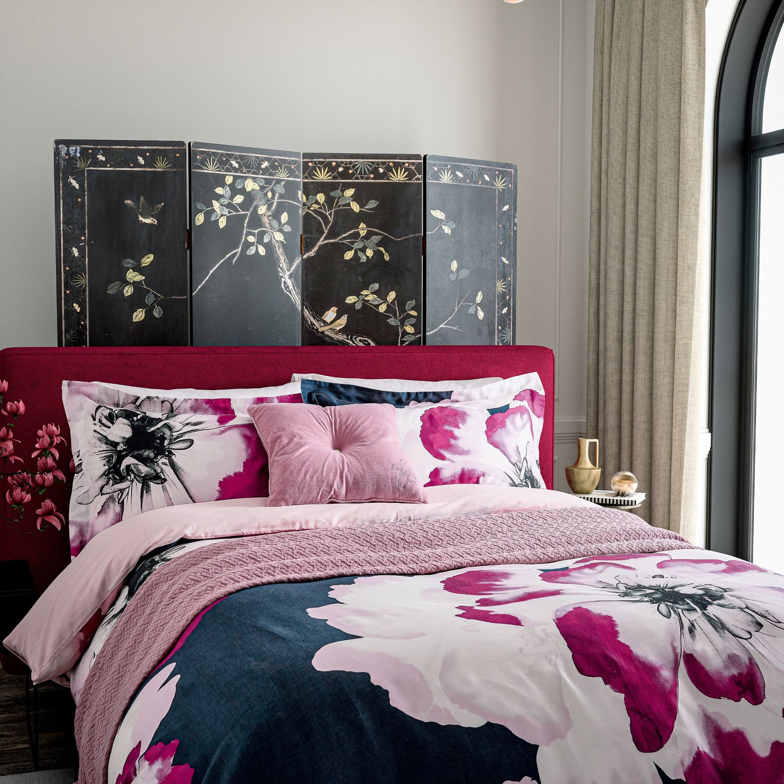 Ted Baker Inky Bloom Duvet Cover Set - Inky Bloom Duvet Set King Sterling Home 2