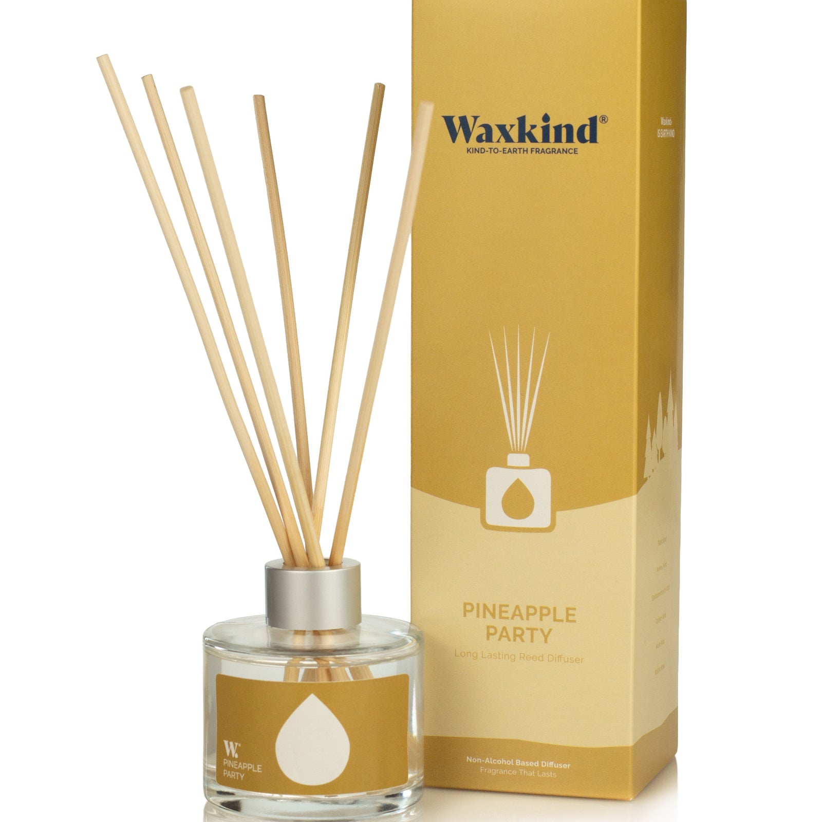Wax Kind Pineapple Party Reed Diffuser 90ML - WK Pineapple Party Reed Diffuser 90ML Sterling Home 1