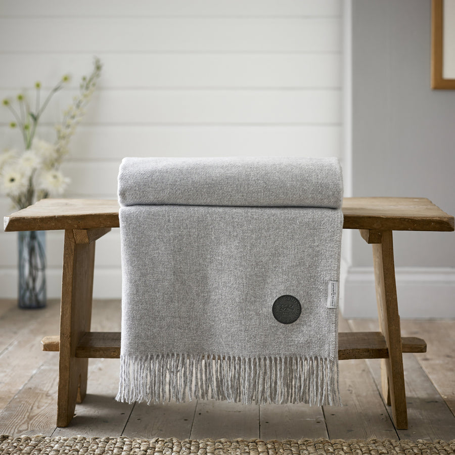 Arthington Throw Grey - Arthington Throw 130x180CM Grey Sterling Home 1