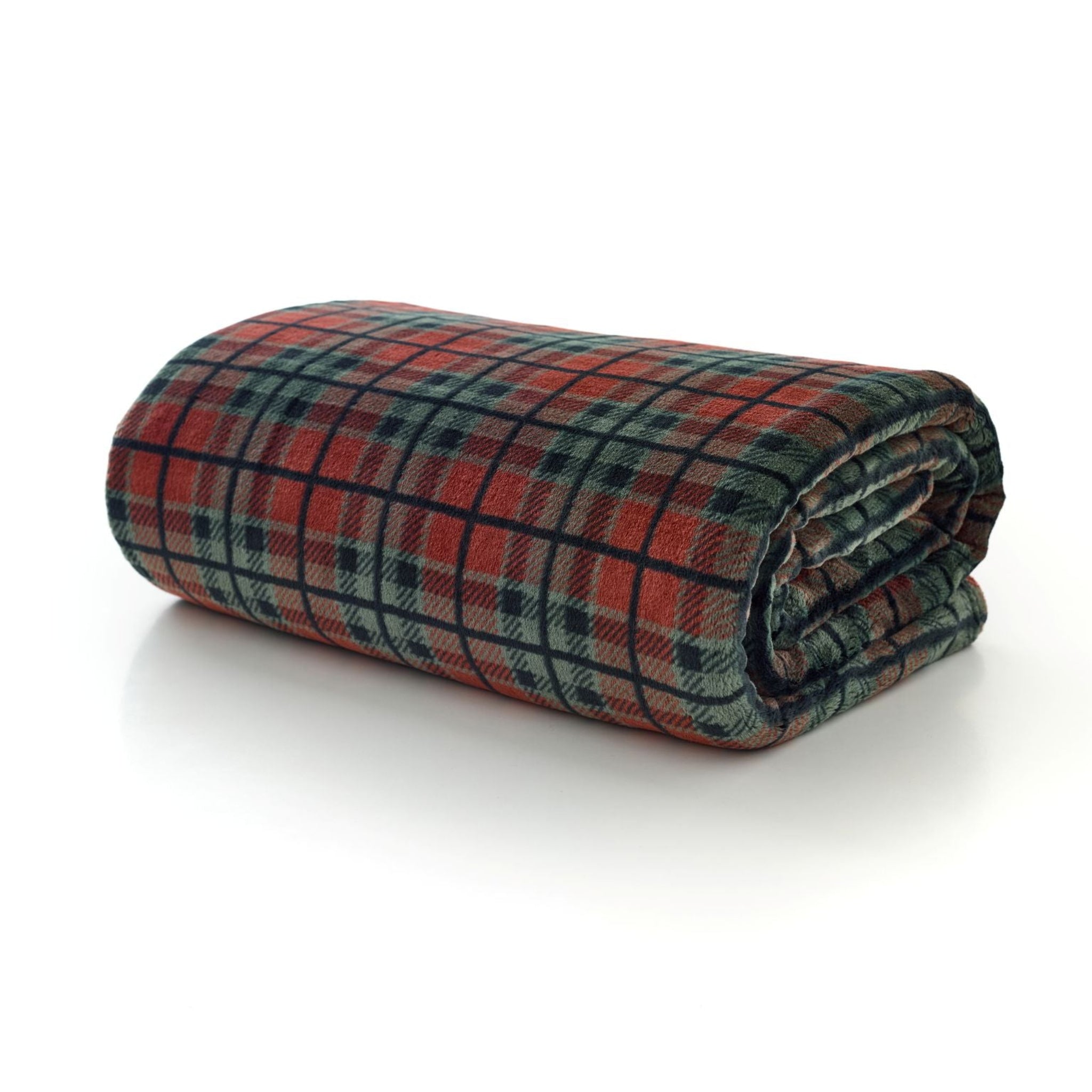 The Lyndon Company Hattie Check Throw Red - TLC Hattie Check Throw Red 140x180CM Sterling Home 2
