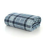 The Lyndon Company Pheasant Check Throw Navy - TLC Pheasant Check Throw Navy 140x180CM Sterling Home 2