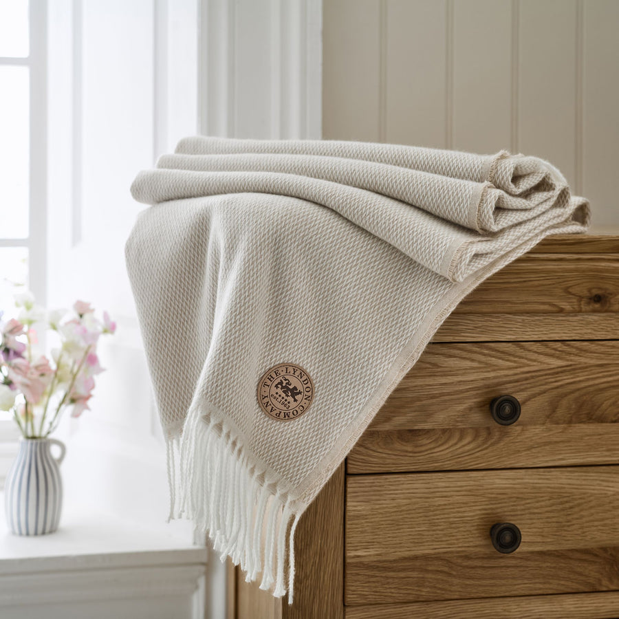 Arcadia Throw Brown - Arcadia Throw 130x170CM Doeskin Sterling Home 2