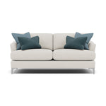 Tulip Small 3 Seater Sofa - 2.5 Seater Sofa Fabric 3 Seater Sofas Sterling Home 11 Pillow Pack 7 Brushed Chrome