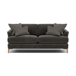 Tulip Small 3 Seater Sofa - 2.5 Seater Sofa Fabric 3 Seater Sofas Sterling Home 23 Pillow Pack 5 Feet - Light