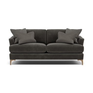 Tulip Small 3 Seater Sofa - 2.5 Seater Sofa Fabric 3 Seater Sofas Sterling Home 21 Pillow Pack 5 Feet - Light