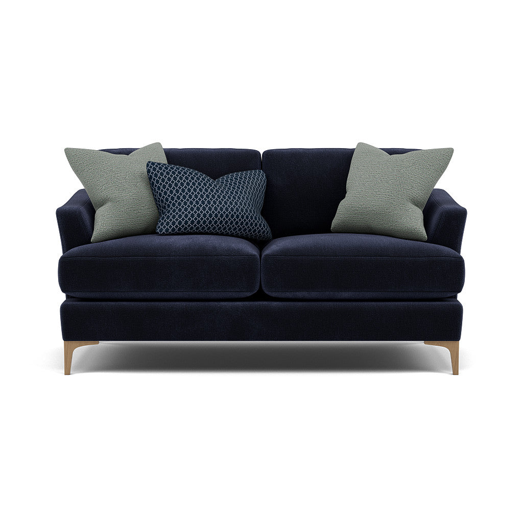 Tulip 2 Seater Sofa - 2 Seater Sofa Fabric 2 Seater Sofas Sterling Home 19 Pillow Pack 2 Feet - Light