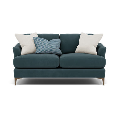 Tulip 2 Seater Sofa - 2 Seater Sofa Fabric 2 Seater Sofas Sterling Home 22 Pillow Pack 3 Feet - Smoke