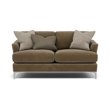 Tulip 2 Seater Sofa - 2 Seater Sofa Fabric 2 Seater Sofas Sterling Home 10 Pillow Pack 4 Brushed Chrome