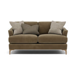 Tulip 2 Seater Sofa - 2 Seater Sofa Fabric 2 Seater Sofas Sterling Home 23 Pillow Pack 4 Feet - Light