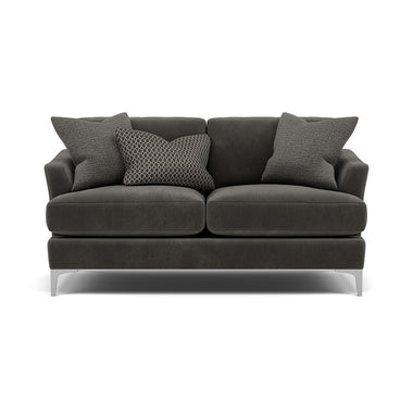 Tulip 2 Seater Sofa - 2 Seater Sofa Fabric 2 Seater Sofas Sterling Home 11 Pillow Pack 5 Brushed Chrome