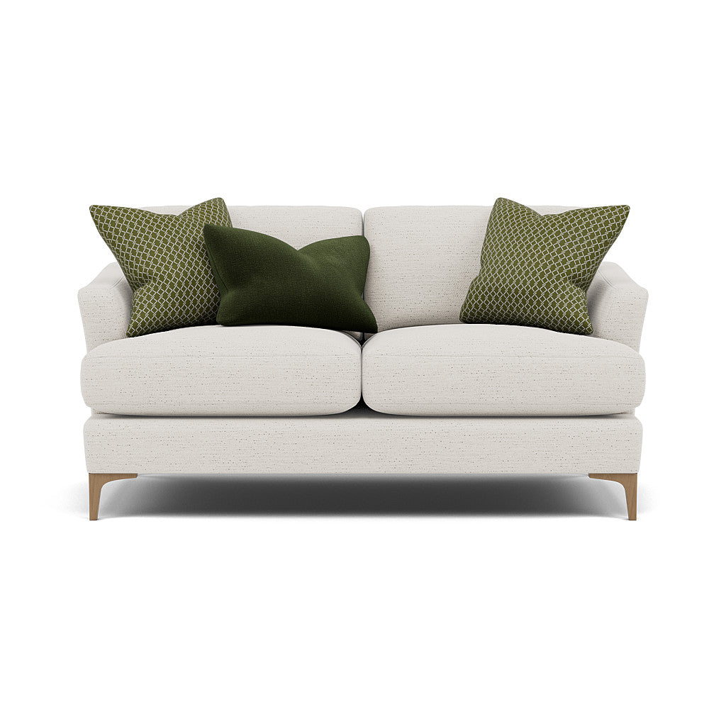 Tulip 2 Seater Sofa - 2 Seater Sofa Fabric 2 Seater Sofas Sterling Home 23 Pillow Pack 6 Feet - Light