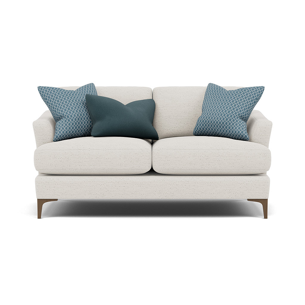 Tulip 2 Seater Sofa - 2 Seater Sofa Fabric 2 Seater Sofas Sterling Home 1 Pillow Pack 7 Feet - Smoke