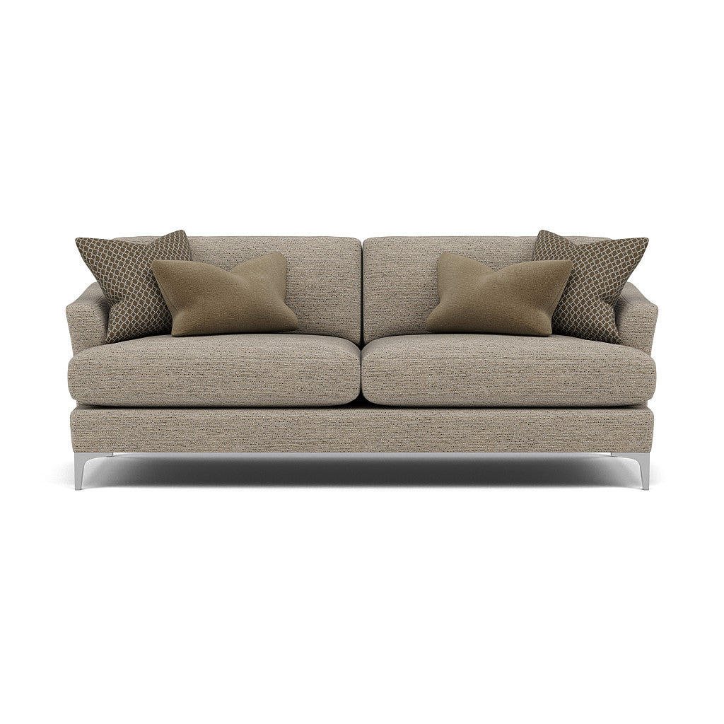 Tulip 3 Seater Sofa - 3 Seater Sofa Fabric 3 Seater Sofas Sterling Home 12 Pillow Pack 10 Brushed Chrome