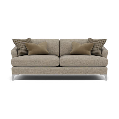 Tulip 3 Seater Sofa - 3 Seater Sofa Fabric 3 Seater Sofas Sterling Home 12 Pillow Pack 10 Brushed Chrome
