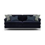 Tulip 3 Seater Sofa - 3 Seater Sofa Fabric 3 Seater Sofas Sterling Home 4 Pillow Pack 2 Brushed Chrome