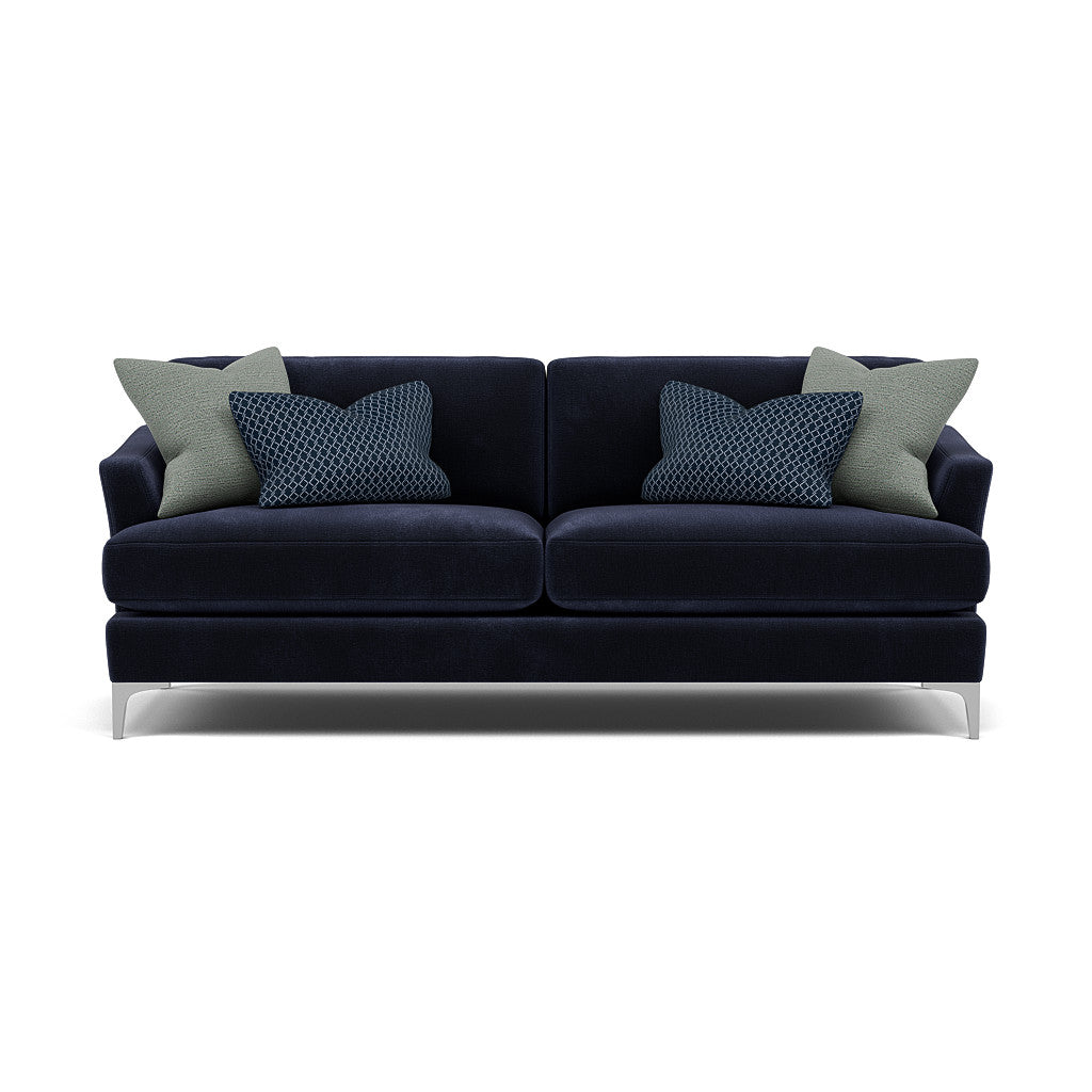 Tulip 3 Seater Sofa - 3 Seater Sofa Fabric 3 Seater Sofas Sterling Home 4 Pillow Pack 2 Brushed Chrome