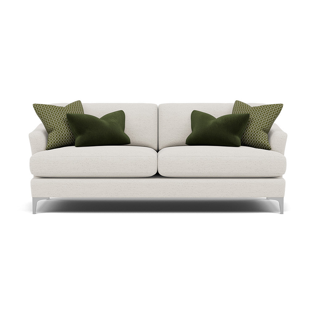 Tulip 3 Seater Sofa - 3 Seater Sofa Fabric 3 Seater Sofas Sterling Home 8 Pillow Pack 6 Brushed Chrome