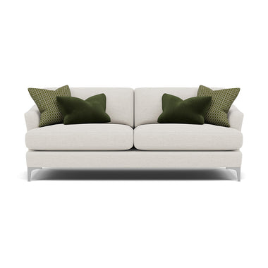Tulip 3 Seater Sofa - 3 Seater Sofa Fabric 3 Seater Sofas Sterling Home 8 Pillow Pack 6 Brushed Chrome