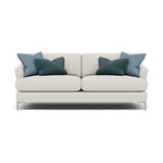 Tulip 3 Seater Sofa - 3 Seater Sofa Fabric 3 Seater Sofas Sterling Home 9 Pillow Pack 7 Brushed Chrome