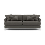 Tulip 3 Seater Sofa - 3 Seater Sofa Fabric 3 Seater Sofas Sterling Home 10 Pillow Pack 8 Brushed Chrome