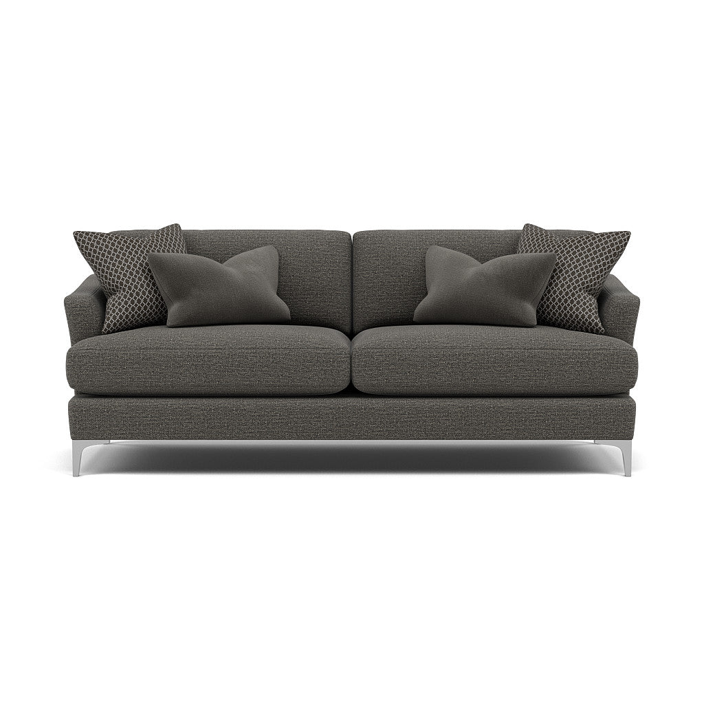 Tulip 3 Seater Sofa - 3 Seater Sofa Fabric 3 Seater Sofas Sterling Home 10 Pillow Pack 8 Brushed Chrome