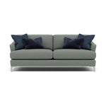 Tulip 3 Seater Sofa - 3 Seater Sofa Fabric 3 Seater Sofas Sterling Home 11 Pillow Pack 9 Brushed Chrome