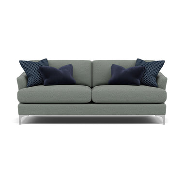 Tulip 3 Seater Sofa - 3 Seater Sofa Fabric 3 Seater Sofas Sterling Home 11 Pillow Pack 9 Brushed Chrome