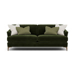 Tulip 3 Seater Sofa - 3 Seater Sofa Fabric 3 Seater Sofas Sterling Home 14 Pillow Pack 1 Feet - Smoke