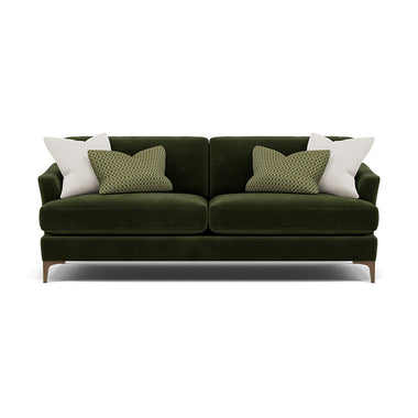 Tulip 3 Seater Sofa - 3 Seater Sofa Fabric 3 Seater Sofas Sterling Home 14 Pillow Pack 1 Feet - Smoke