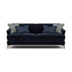 Tulip 3 Seater Sofa - 3 Seater Sofa Fabric 3 Seater Sofas Sterling Home 16 Pillow Pack 2 Feet - Smoke