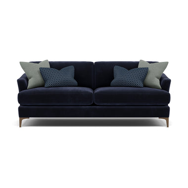 Tulip 3 Seater Sofa - 3 Seater Sofa Fabric 3 Seater Sofas Sterling Home 16 Pillow Pack 2 Feet - Smoke