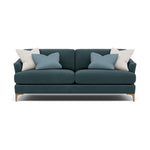 Tulip 3 Seater Sofa - 3 Seater Sofa Fabric 3 Seater Sofas Sterling Home 18 Pillow Pack 3 Feet - Light