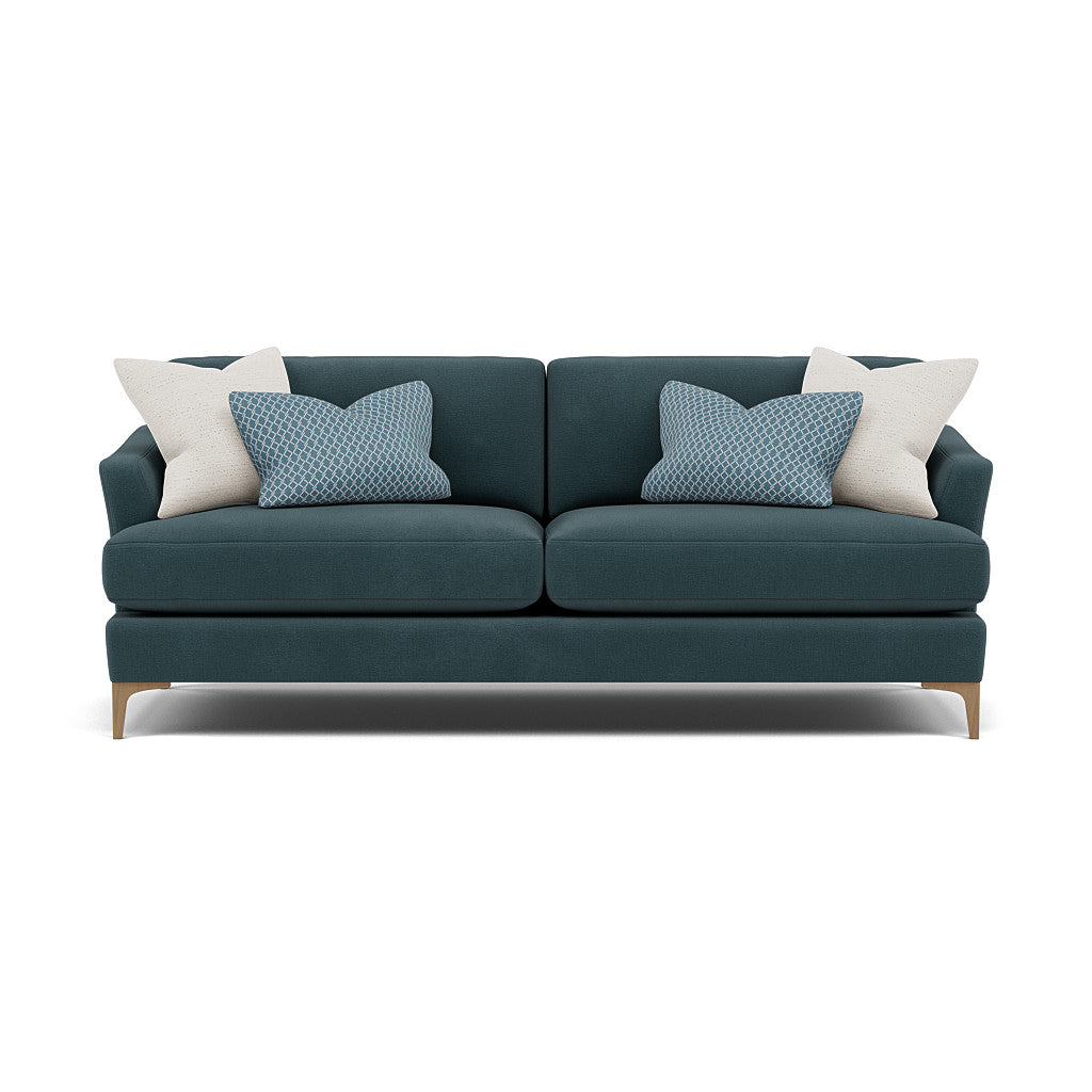 Tulip 3 Seater Sofa - 3 Seater Sofa Fabric 3 Seater Sofas Sterling Home 18 Pillow Pack 3 Feet - Light
