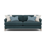 Tulip 3 Seater Sofa - 3 Seater Sofa Fabric 3 Seater Sofas Sterling Home 19 Pillow Pack 3 Feet - Smoke