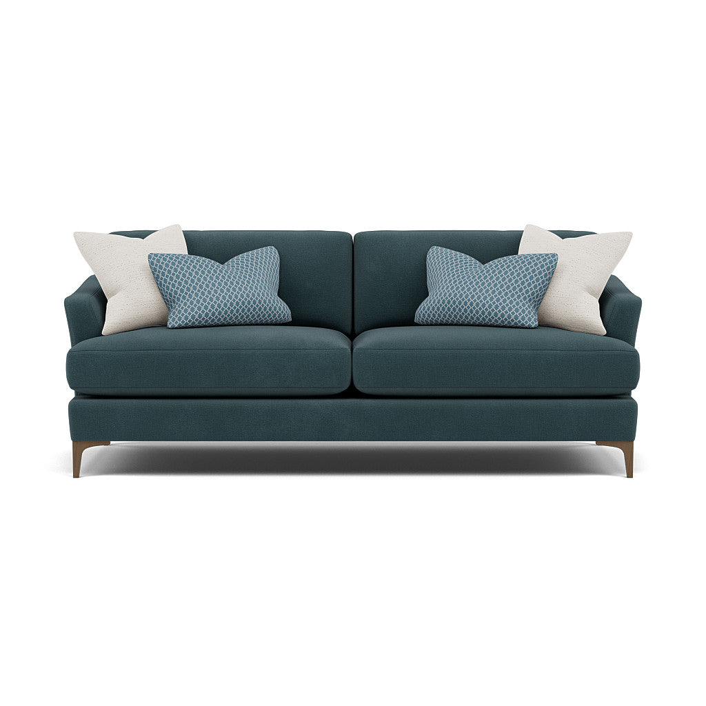Tulip 3 Seater Sofa - 3 Seater Sofa Fabric 3 Seater Sofas Sterling Home 19 Pillow Pack 3 Feet - Smoke