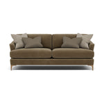 Tulip 3 Seater Sofa - 3 Seater Sofa Fabric 3 Seater Sofas Sterling Home 20 Pillow Pack 4 Feet - Light
