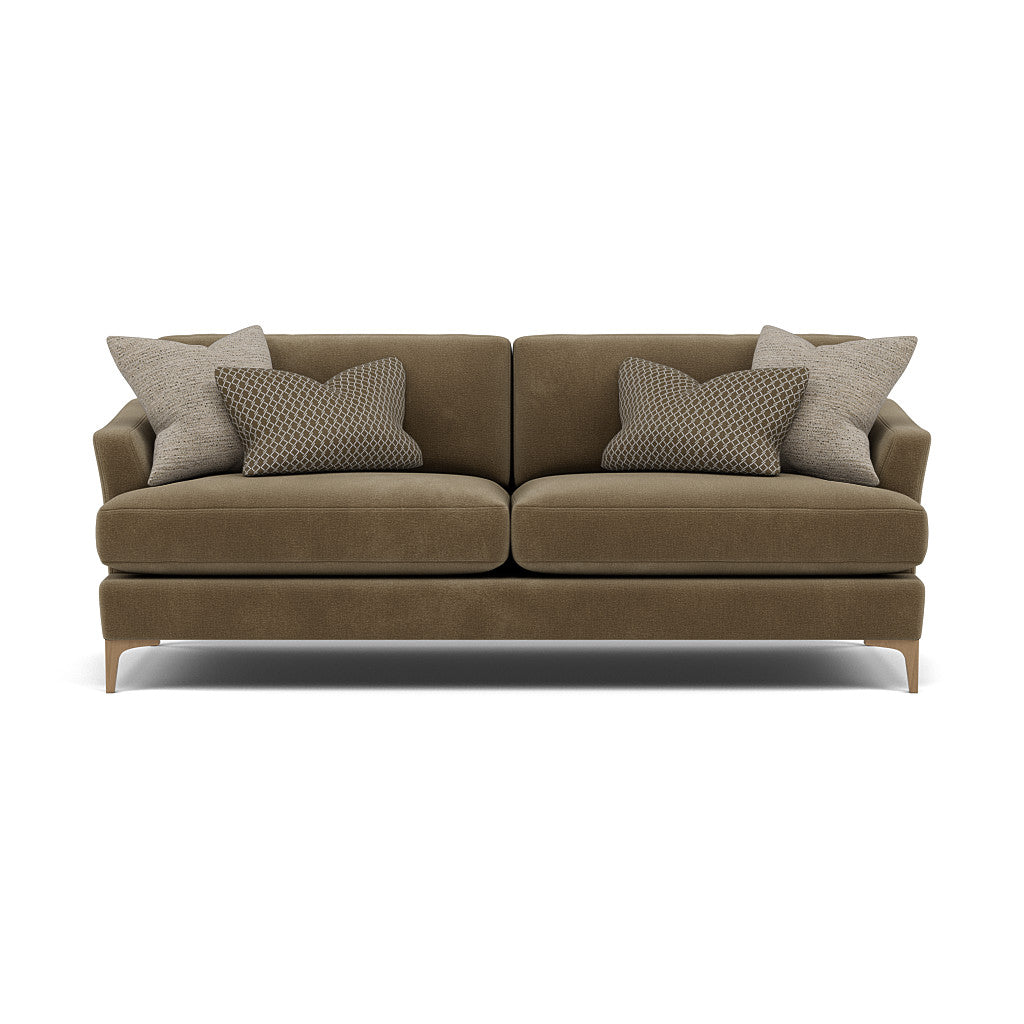 Tulip 3 Seater Sofa - 3 Seater Sofa Fabric 3 Seater Sofas Sterling Home 20 Pillow Pack 4 Feet - Light