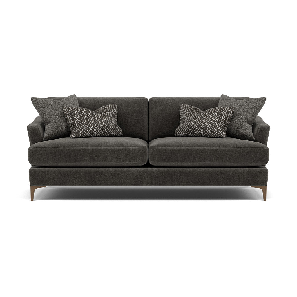 Tulip 3 Seater Sofa - 3 Seater Sofa Fabric 3 Seater Sofas Sterling Home 23 Pillow Pack 5 Feet - Smoke